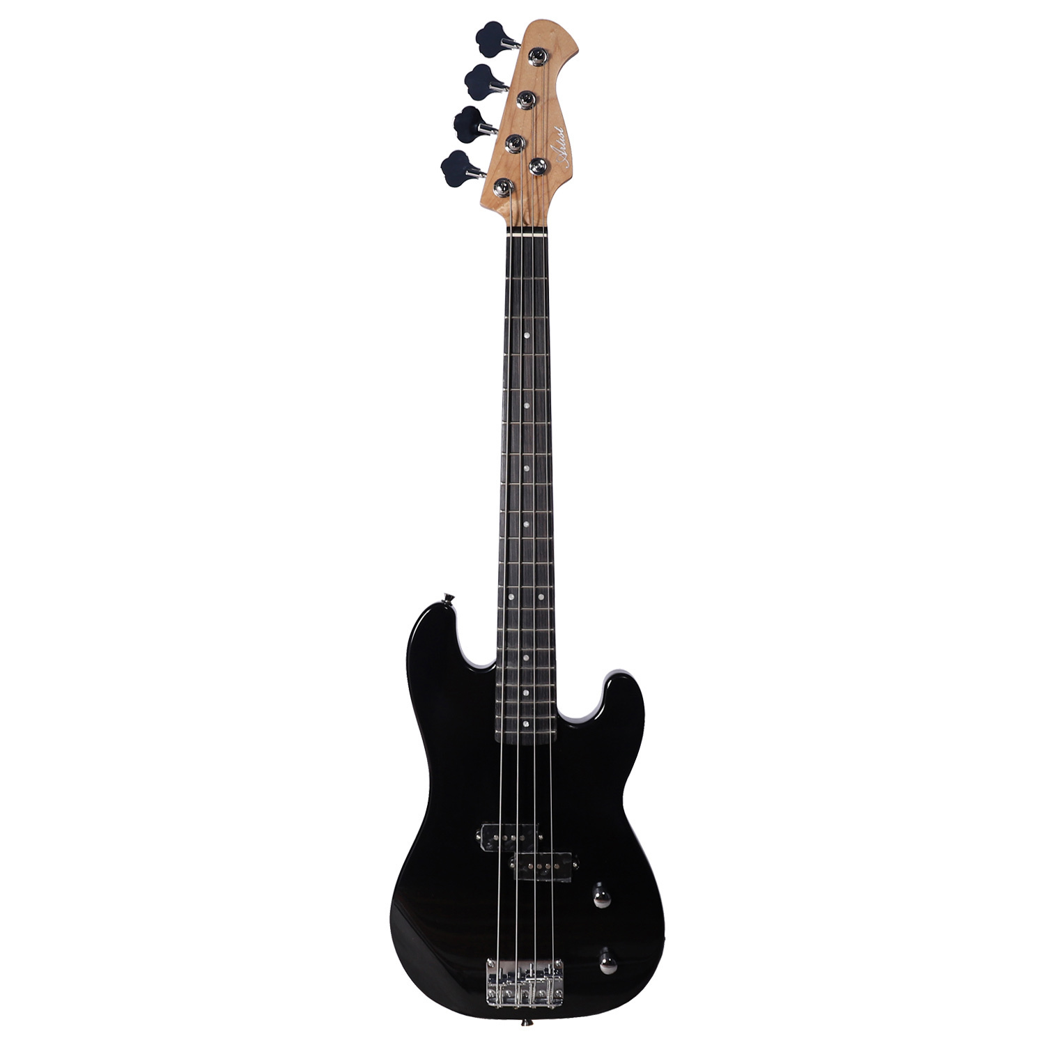 Artist PB34 3/4 Size Electric Bass Guitar with Accessories Black