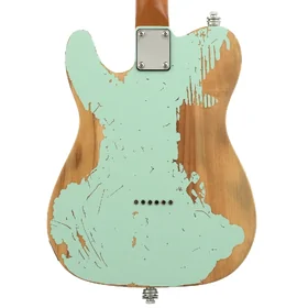 Artist AT53 Vintage Green Aged Electric Guitar & Black Case thumbnail