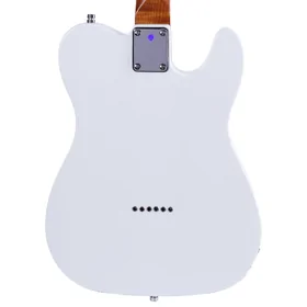 Artist AT53 Left Handed White Electric Guitar w/ Hot Single Coil Pickups thumbnail