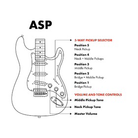 Artist ASP Black Electric Guitar w/ Accessories & Amp thumbnail