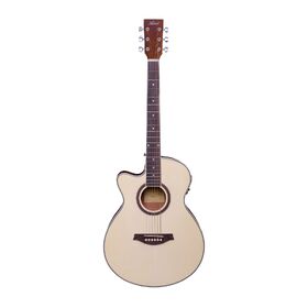 Artist LSPSCEQNTL Left Handed Small Body Acoustic Guitar Ultimate Pack