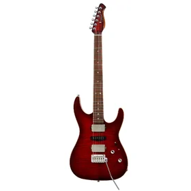 Artist AS94 Cherry-Flame Active Passive Electric Guitar & Padded Bag thumbnail