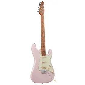 Artist ASMPP Pastel Pink Electric Guitar w/ Single Coil Pickups thumbnail