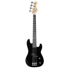 Damaged Artist APB34 Black 3/4 Size Bass Guitar w/ Accessories thumbnail