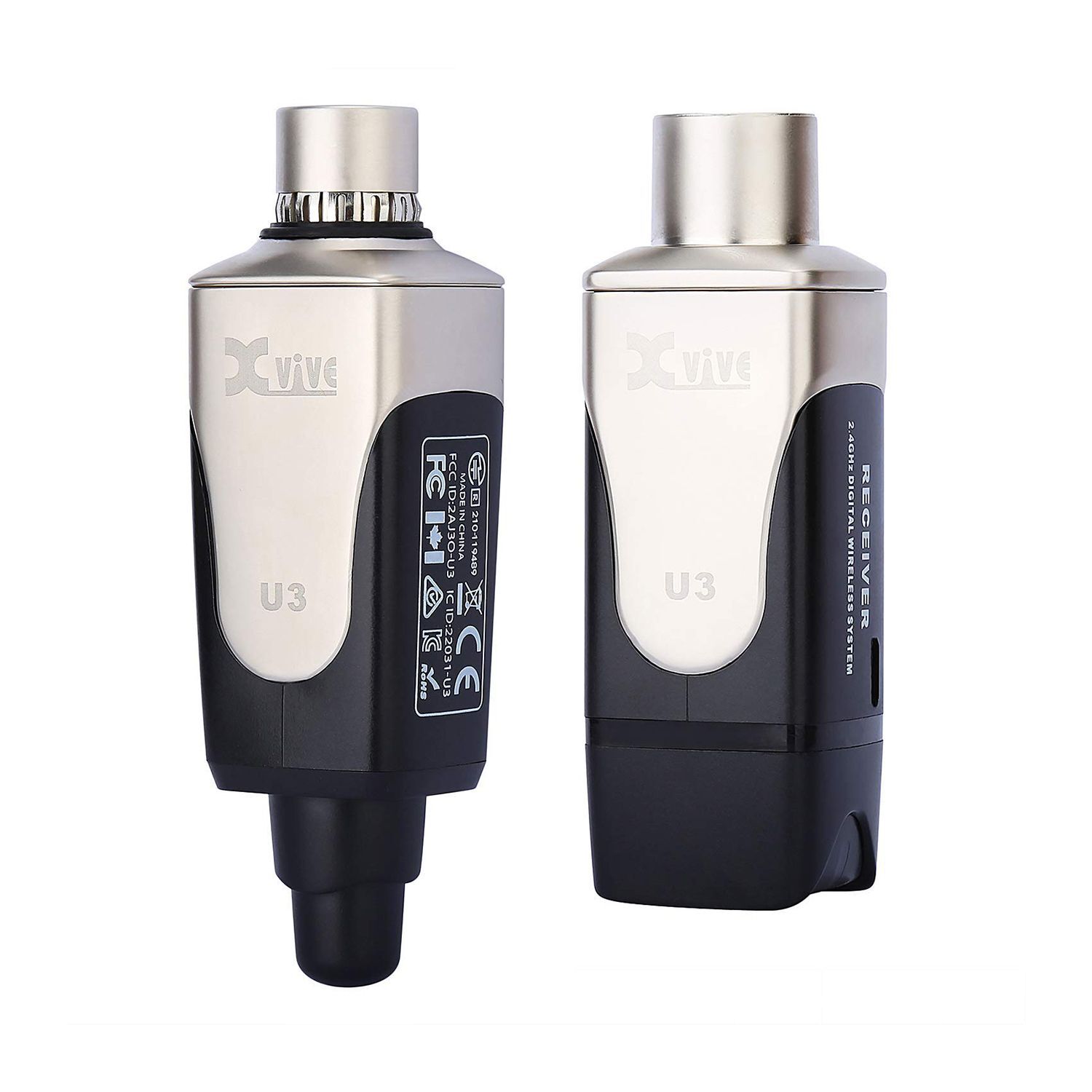 Xvive U3 Microphone Black Wireless System