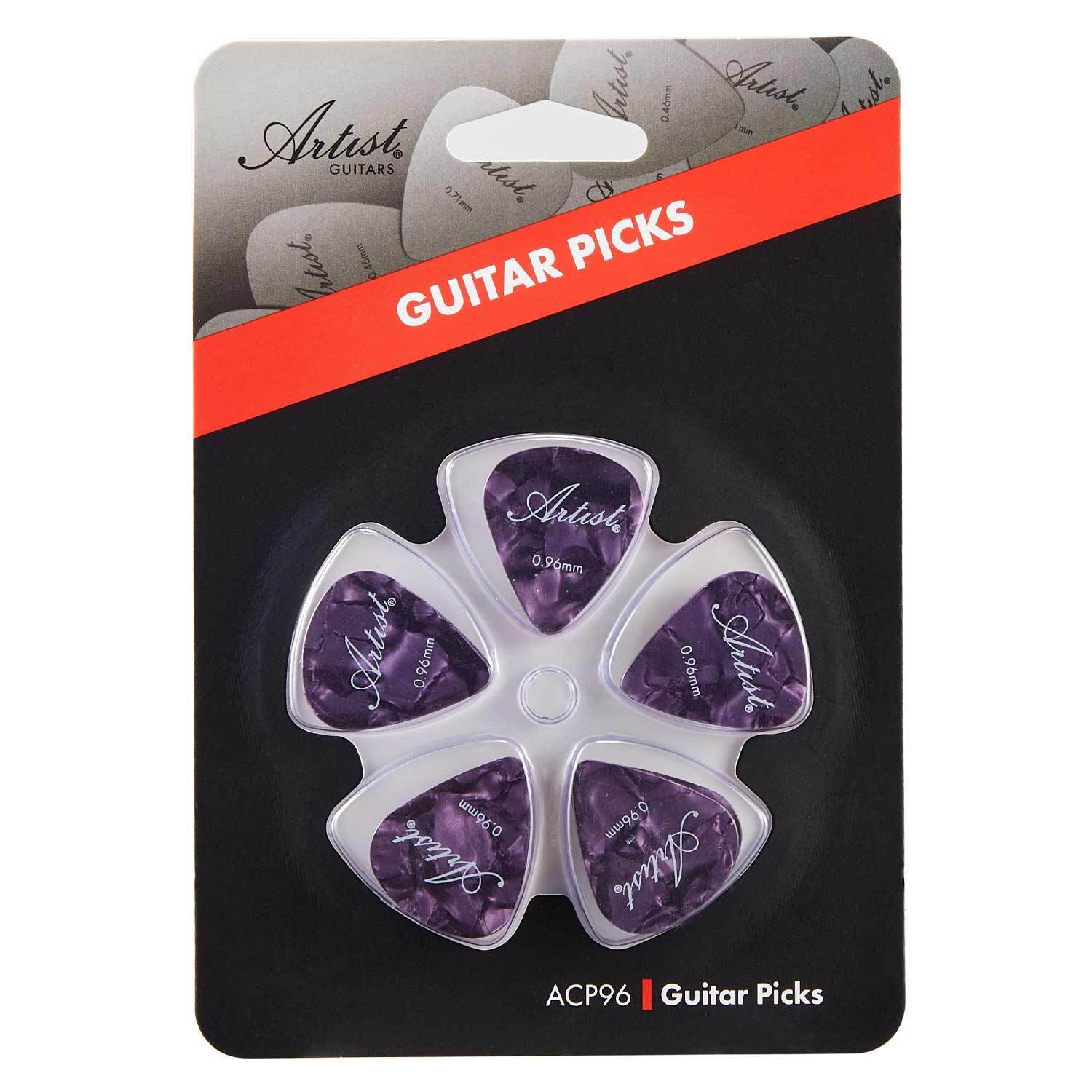 Artist ACP96 Purple Celluloid Guitar Picks 0.96mm 20 PackACP96