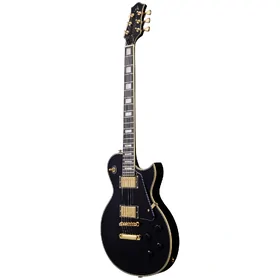 Artist VG100 Black Electric Guitar w/ Bullbucker Pickups thumbnail