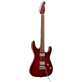 Artist AS94 Cherry-Flame Active Passive Electric Guitar & Padded Bag thumbnail