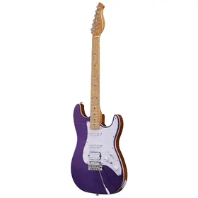 Artist AS30 Purple Flame Electric Guitar w/ HSS Pickups thumbnail
