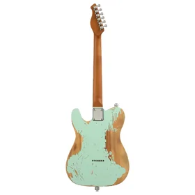 Artist AT53 Vintage Green Aged Electric Guitar & Black Case thumbnail