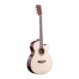 Artist LSPSCEQNTL Left Handed Small Body Acoustic Guitar Ultimate Pack