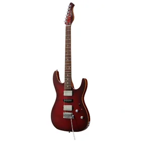 Artist AS94 Cherry-Flame Active Passive Electric Guitar & Padded Bag thumbnail