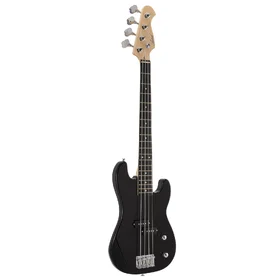 Damaged Artist APB34 Black 3/4 Size Bass Guitar w/ Accessories thumbnail