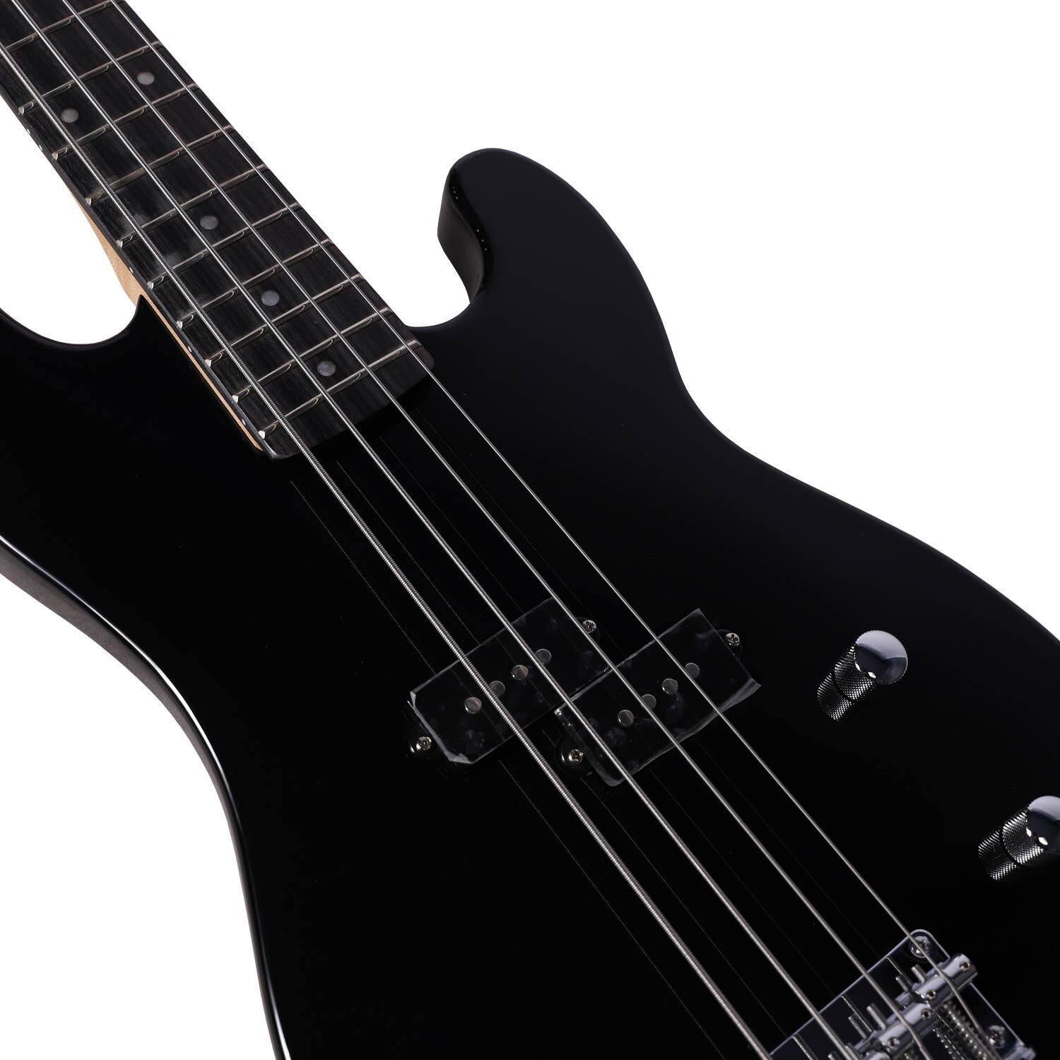 Artist PB34 3/4 Size Electric Bass Guitar with Accessories Black
