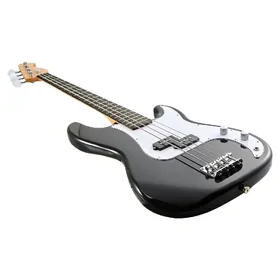 Artist APG Black Bass Guitar w/ Pickguard & Accessories thumbnail