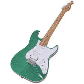 Artist AS30 Green Flame Electric Guitar w/ HSS Pickups thumbnail