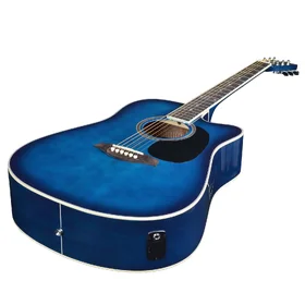 Customer Returned Artist LSPCEQ Blue Beginner Acoustic Electric Guitar Pack thumbnail