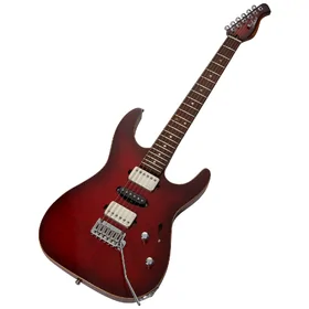 Artist AS94 Cherry-Flame Active Passive Electric Guitar & Padded Bag thumbnail