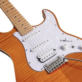 Artist AS30 Natural Flame Electric Guitar w/ HSS Pickups thumbnail
