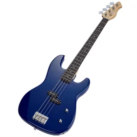 Artist APB Blue Bass Guitar w/ Accessories & 30 Watt Amp thumbnail