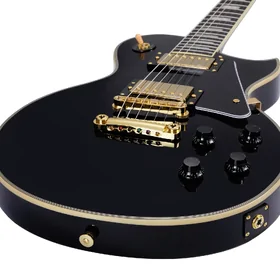 Artist VG100 Black Electric Guitar w/ Bullbucker Pickups thumbnail