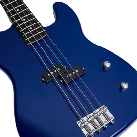 Artist APB Blue Bass Guitar w/ Accessories & 15 Watt Amp thumbnail