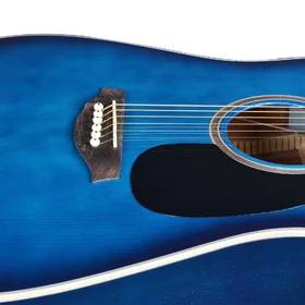Customer Returned Artist LSPCEQ Blue Beginner Acoustic Electric Guitar Pack thumbnail