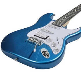 Customer Returned Artist AS1 Metallic Blue Electric Guitar w/ HSS Pickups & Accessories thumbnail