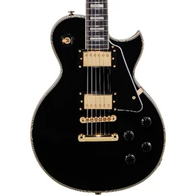 Artist VG100 Black Electric Guitar w/ Bullbucker Pickups thumbnail