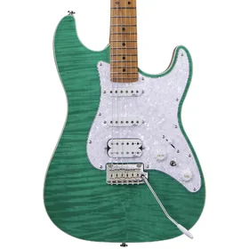 Artist AS30 Green Flame Electric Guitar w/ HSS Pickups thumbnail
