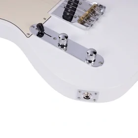 Artist AT53 Left Handed White Electric Guitar w/ Hot Single Coil Pickups thumbnail