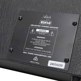 Customer Returned Artist BSK40 40 Watt Battery Powered Busking Amplifier w/ Bluetooth thumbnail