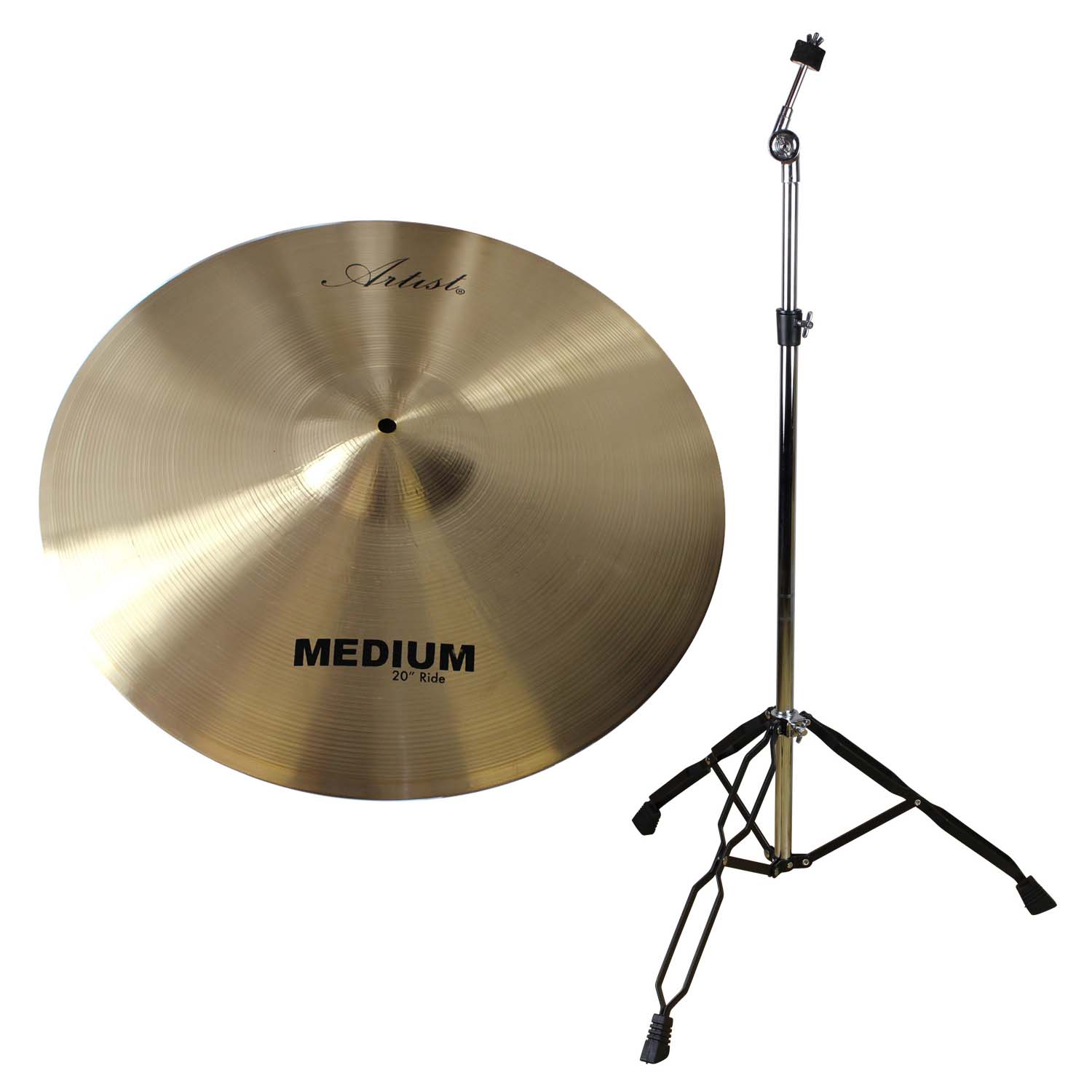 Artist JA016R 20 Inch Ride Cymbal & Cymbal Stand