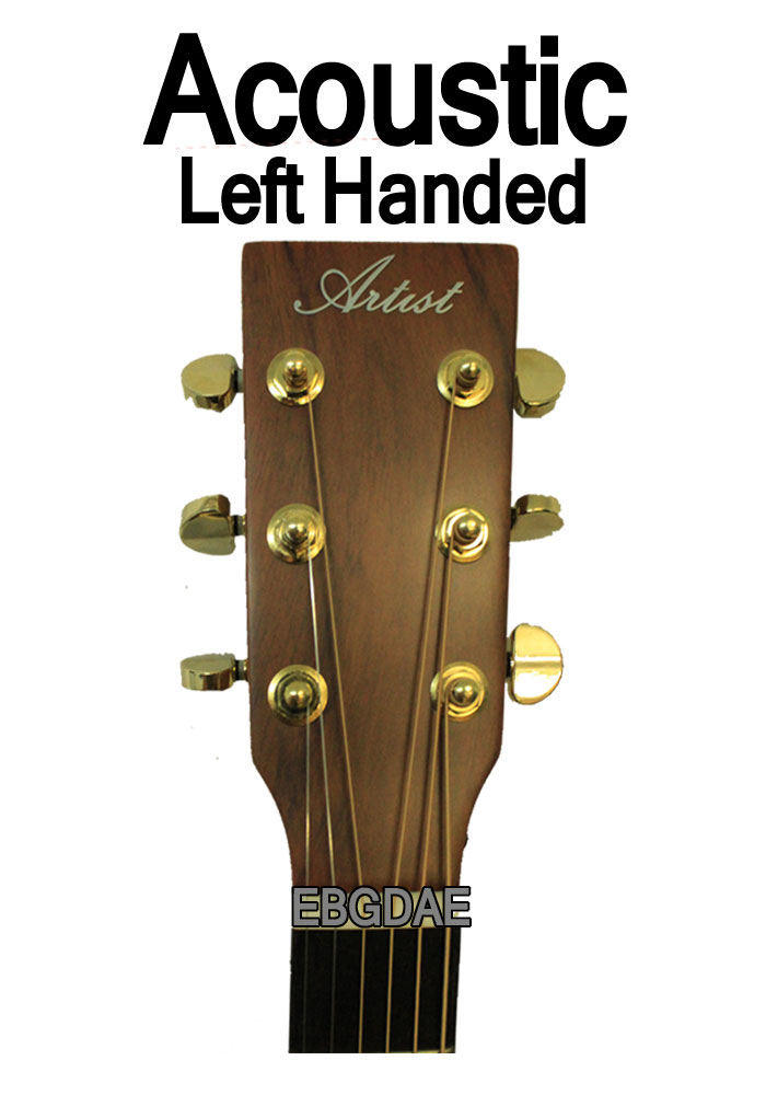 Left Handed Acoustic tuning sheet