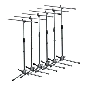Artist MS017 Budget Black Boom Mic Stand - 6 Pack