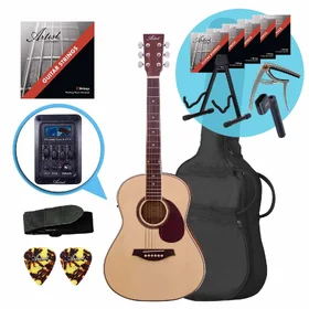 Artist LSP34EQ 3/4 Beginner Acoustic Electric Guitar Ultimate Pack
