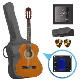 Artist CL34AML Left Handed 3/4 Classical Nylon String Guitar Pack