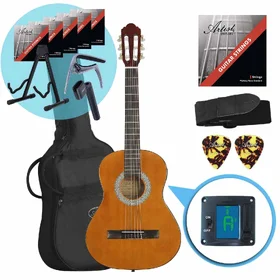 Artist CL34AML Left Handed 3/4 Classical Nylon String Ultimate Pack
