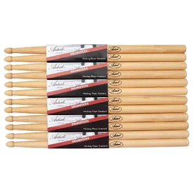 Artist DSMJR Junior Sized Maple Drumsticks for Kids 6 Pairs