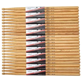 Artist DSO5B Oak Drumsticks w/ Wooden Tips 12 Pairs