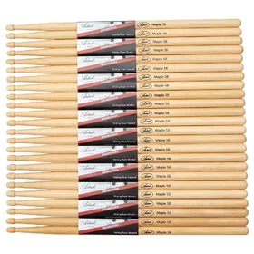 Artist DSM5B Maple Drumsticks w/ Wooden Tips 12 Pairs