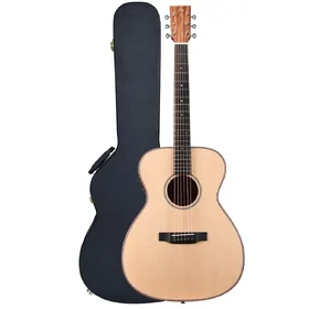 Artist DELTA3EQ Handbuilt OM Size Acoustic Electric Guitar & Hard Case