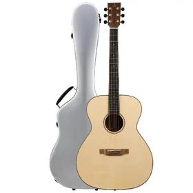 Artist GG1EBS Handbuilt Solid Wood Acoustic Electric Guitar & Hard Case