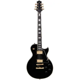 Artist VG100 Black Electric Guitar w/ Bullbucker Pickups