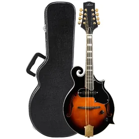 Artist MDF200EQ Solid Top Sunburst Mandolin w/ Pickup & Black Hard Case