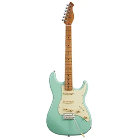 Artist ASMVG Vintage Green Electric Guitar w/ Single Coil Pickups