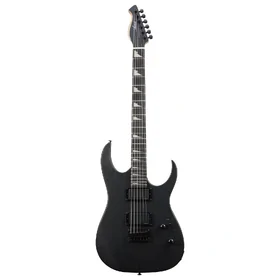 Artist SS91 Matte Black Electric Guitar w/ Bullbucker Pickups