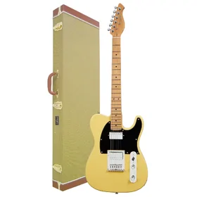 Artist AT54V2 Vintage Blonde Electric Guitar & Tweed Case
