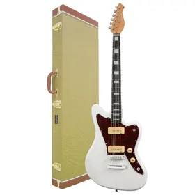 Artist GM1 White Electric Guitar w/ Howler Pickups & Tweed Case