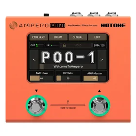 Hotone MP50 Ampero Mini Amp Modeler & Effects Pedal - Orange